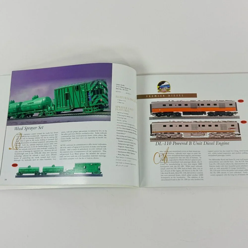 MTH Electric Trains Product Catalogs 2000 Volume One Two & Three